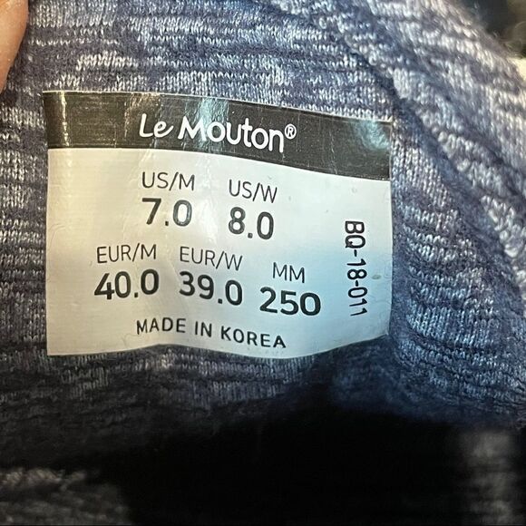 Le Mouton Sneakers Womens 8 Blue - Picture 2 of 10